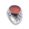 bague homme avec cornaline