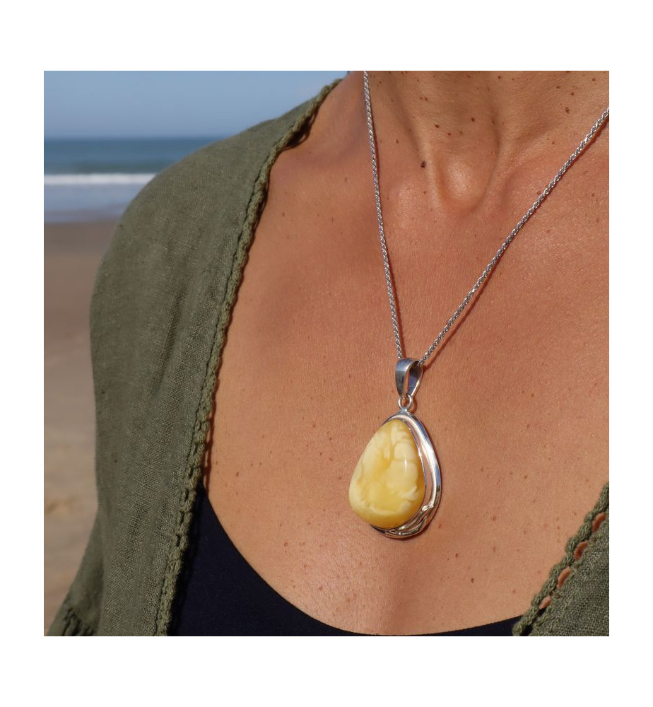 ambre jaune bijouterie