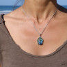 pendentif bouddha labradorite argent