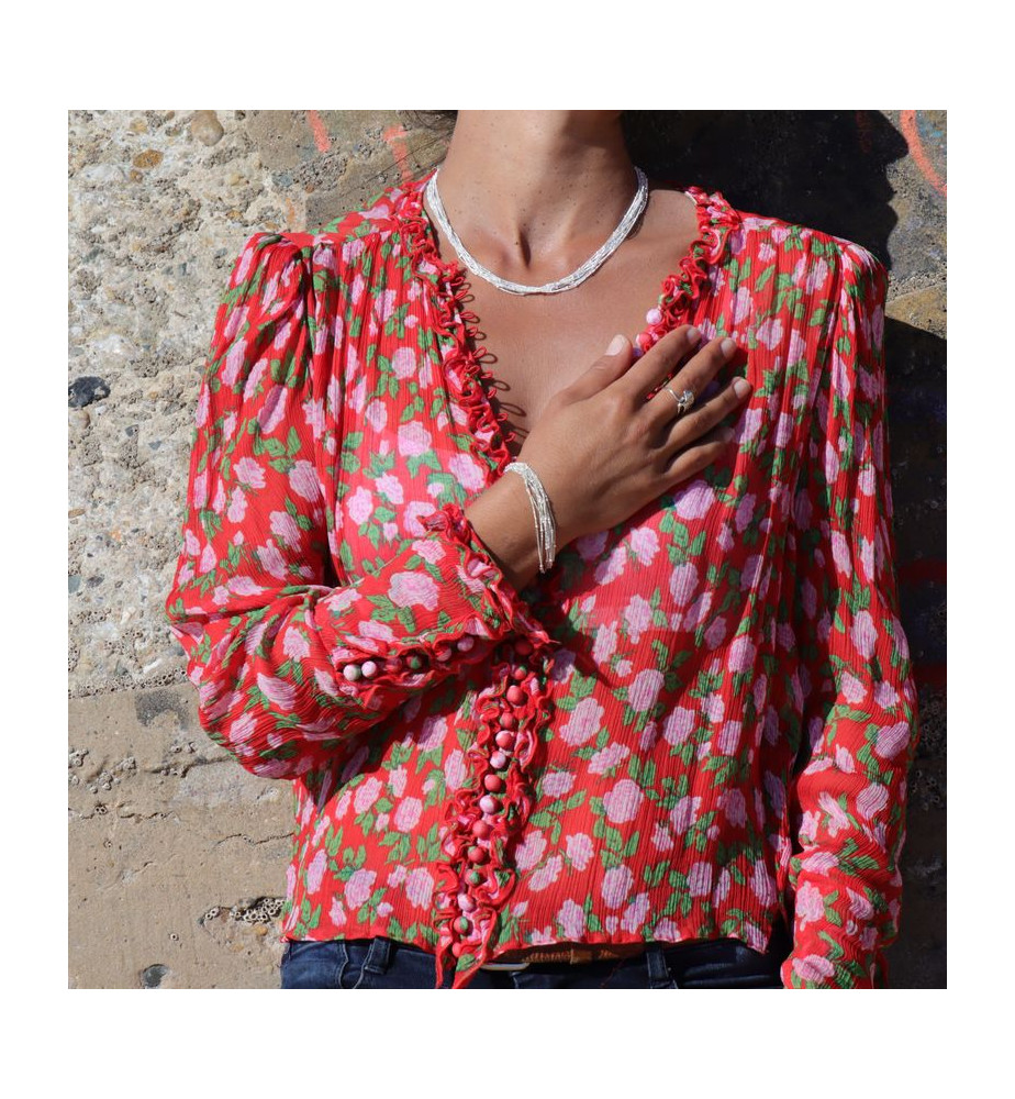 collier multirangs argent 925