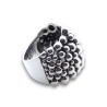 bague argent bulles pour femme