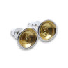 boucles d'oreilles puces argent plaqué or