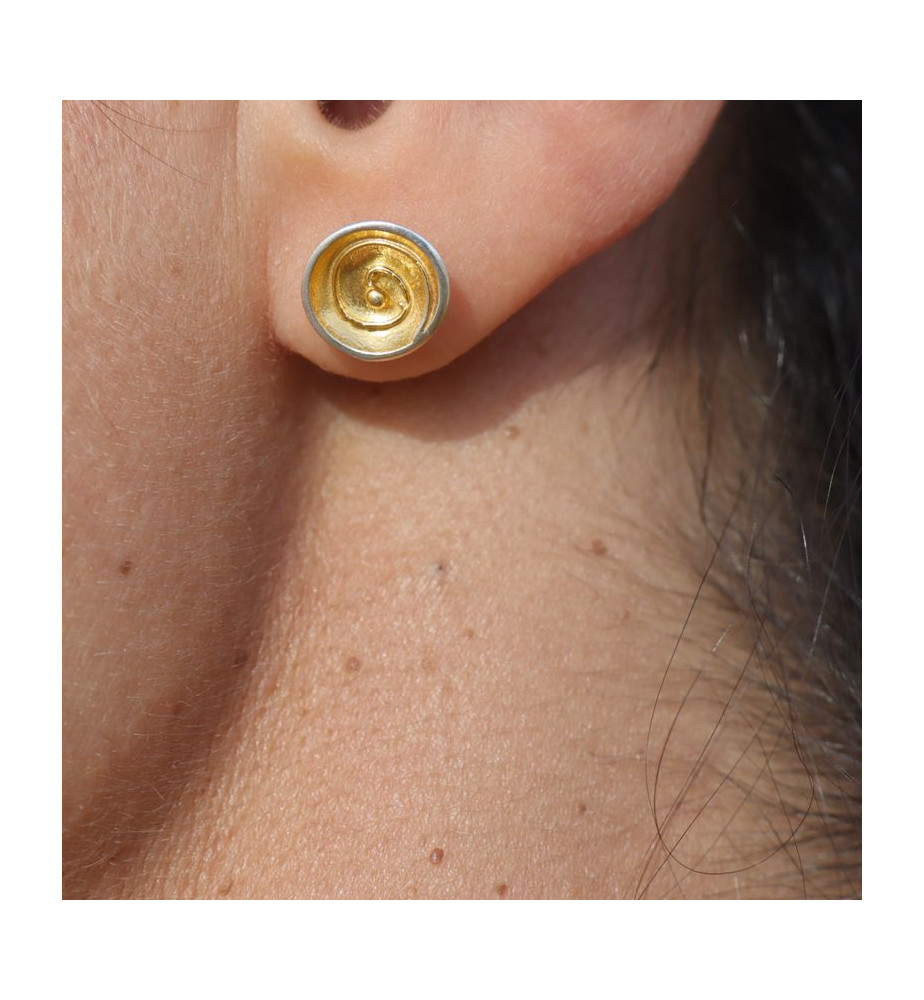 puces d'oreille argent