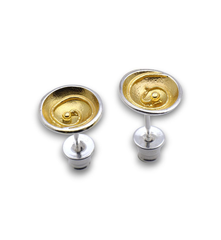 boucles puces argent