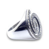 bague argent marcassite