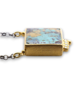 collier turquoise femme