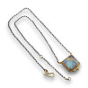 collier turquoise et argent