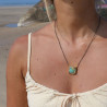 collier avec pendentif turquoise