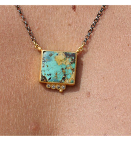 collier turquoise haut de gamme femme