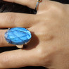 bague labradorite femme