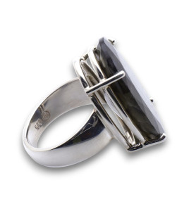 bague argent labradorite bleu