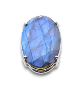 bague labradorite argent