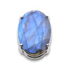 bague labradorite argent