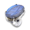 labradorite bague argent
