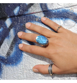 bague labradorite
