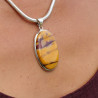 jaspe mokaite pendentif