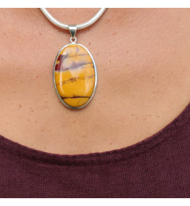 pendentif pierre mookaite