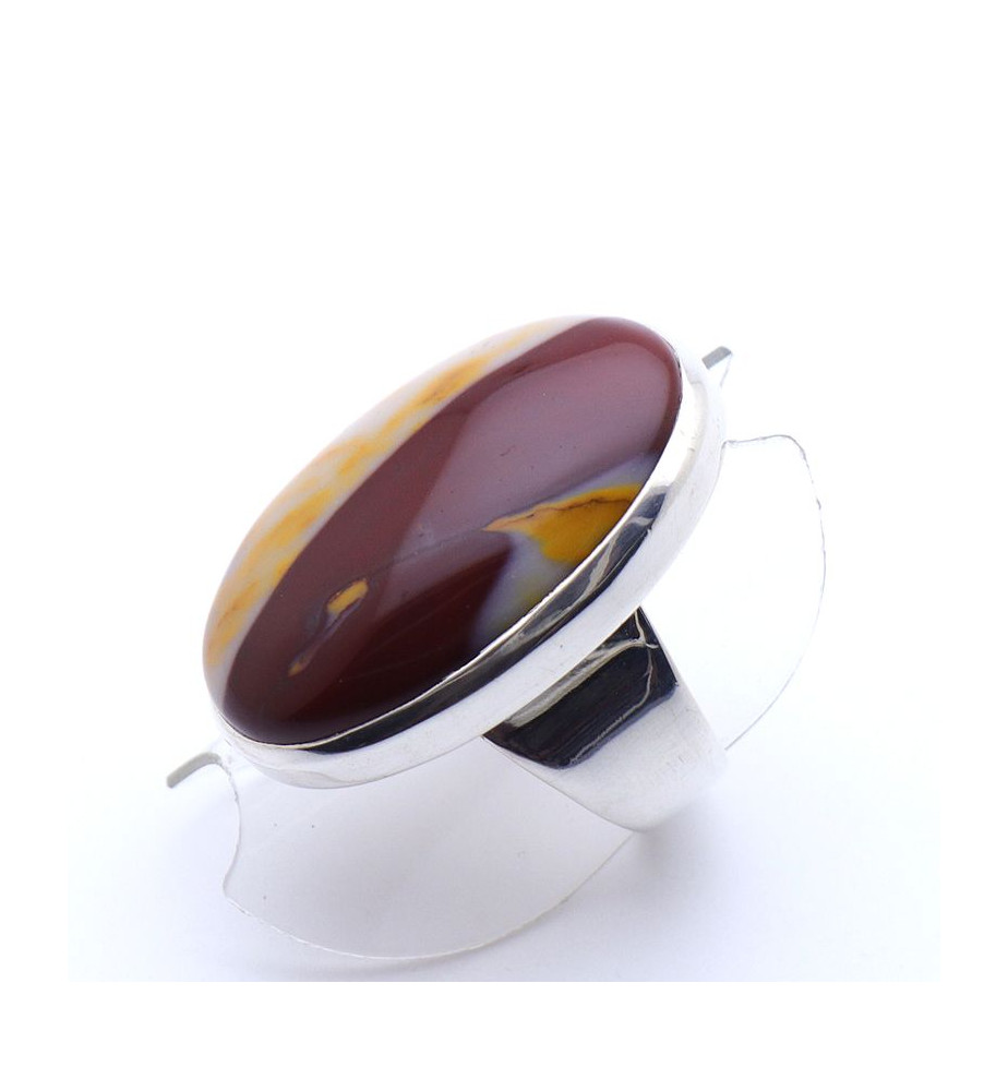 bague jaspe argent