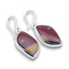 boucles d'oreilles jaspe mokaite