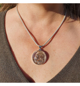 pendentif pierre chamanisme argent