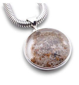 pendentif pierre chamanisme argent