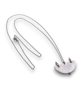 collier argent avec pendentif femme