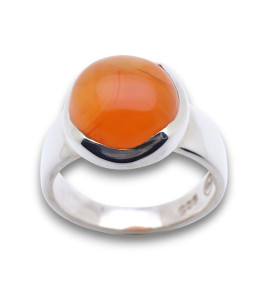 bague argent cornaline femme