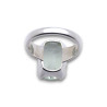 prasiolite bague argent