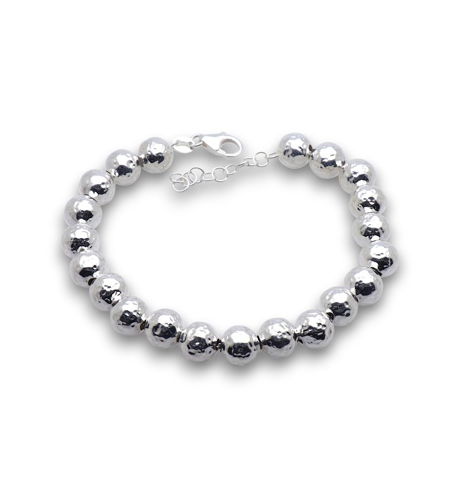 bracelet perles argent