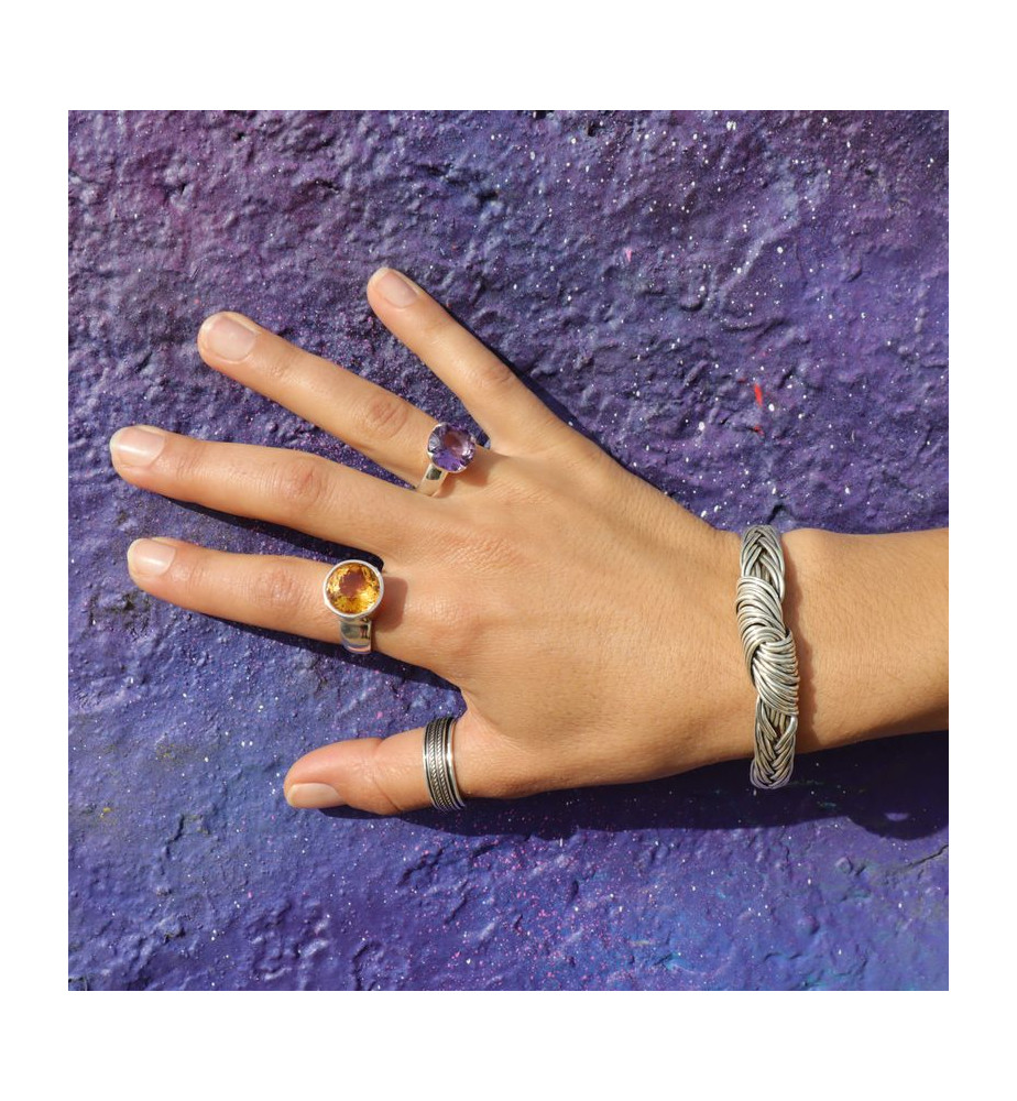 bague amethyste femme