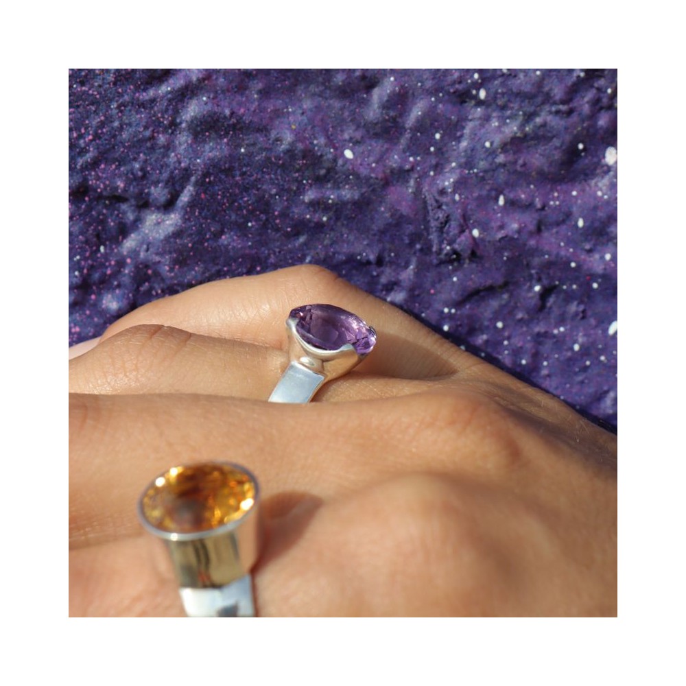 bague améthyste