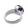bague améthyste argent