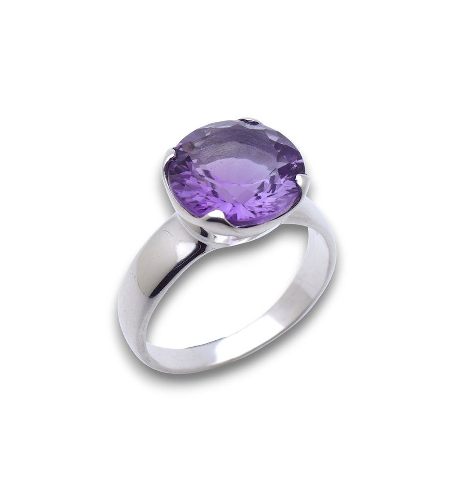 bague améthyste véritable