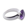 bague améthyste moderne
