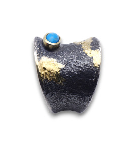 bague turquoise argent originale