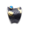bague turquoise argent originale