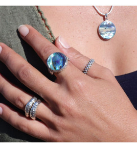 bague anneau argent femme