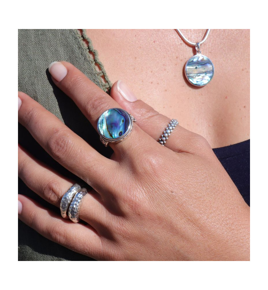 bague anneau argent femme