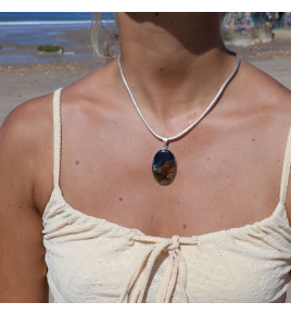 pendentif argent 925 pietersite