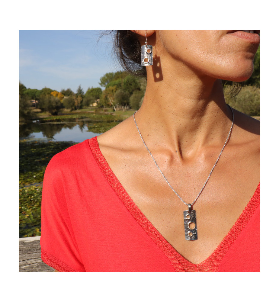 pendentif argent massif femme