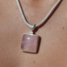 pendentif quartz rose