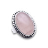 bague quartz rose