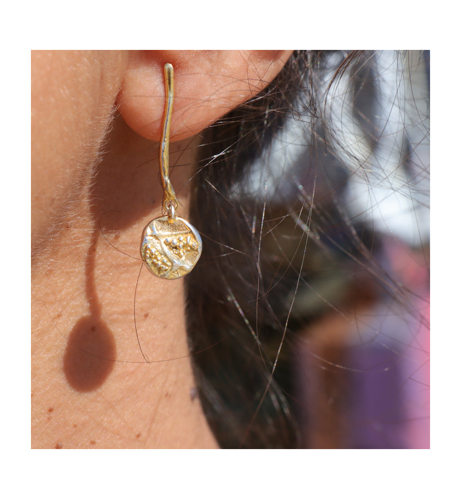 boucles d'oreilles puces femme