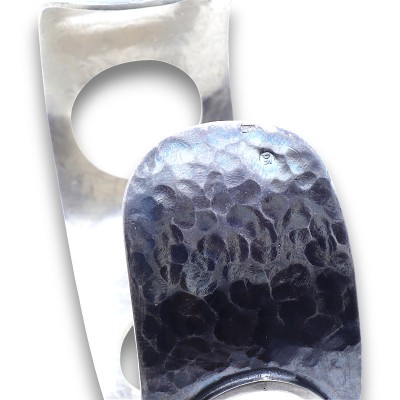 manchette argent vieilli femme