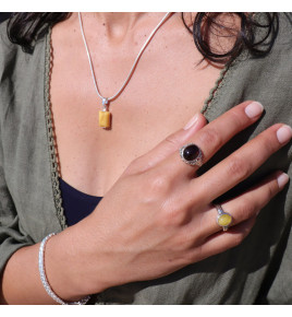 pendentif ambre véritable