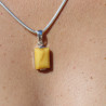 pendentif ambre femme
