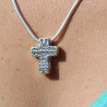 nacre blanche pendentif croix
