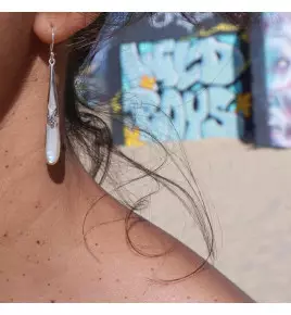 boucles d oreille nacre