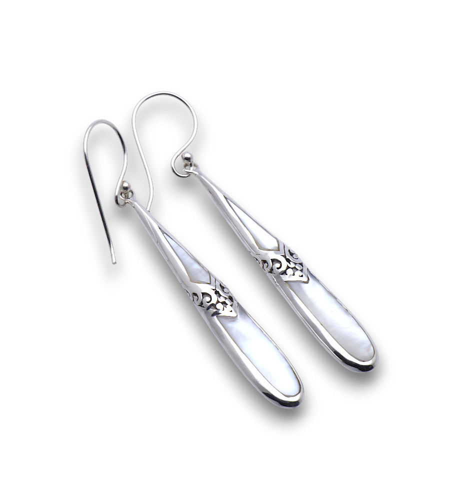 boucles d oreille nacre