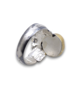 bague argent nacre originale
